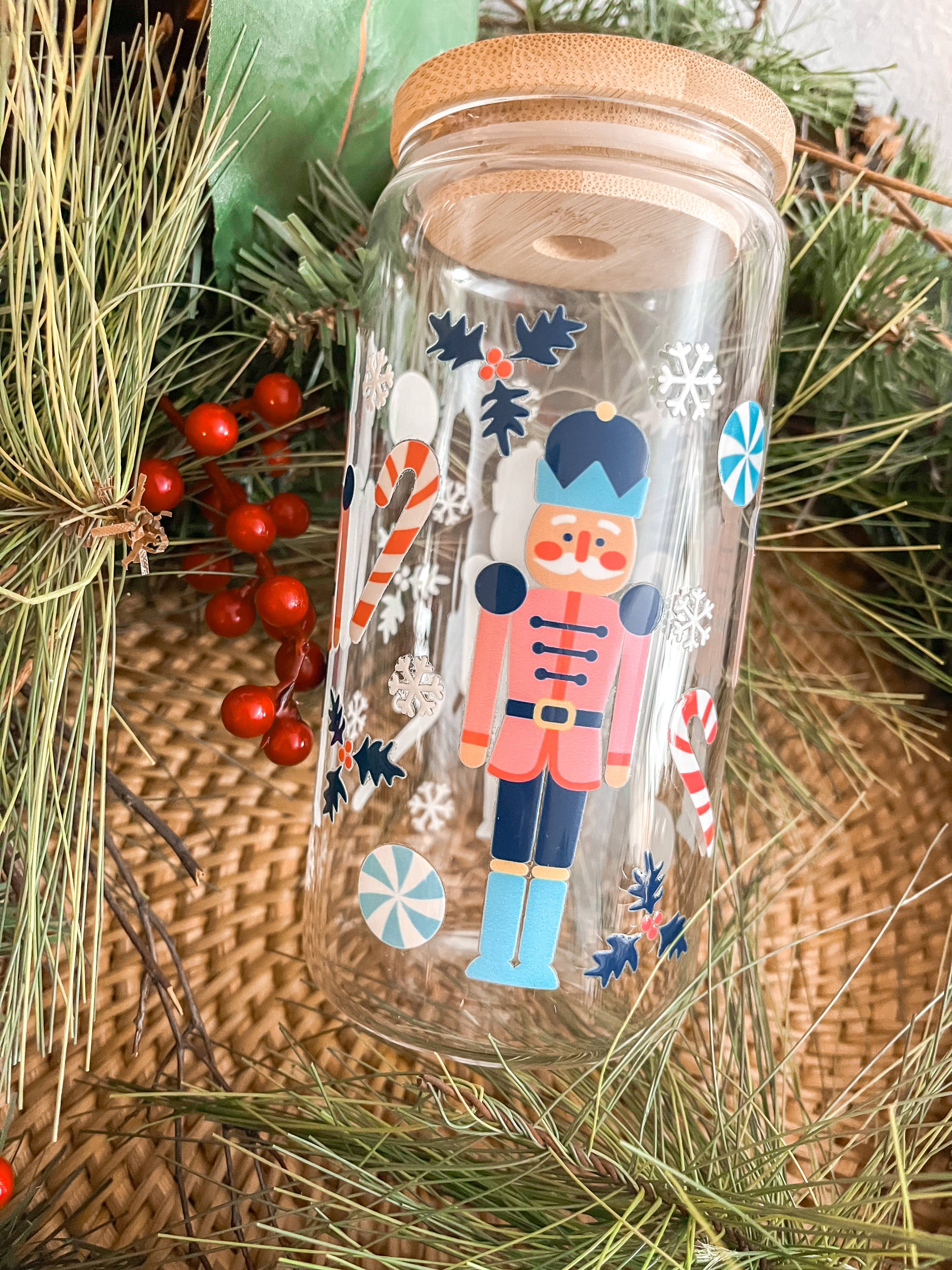 LIMITED EDITION:  The Not-A-Stanley Glass Can & Bouquet