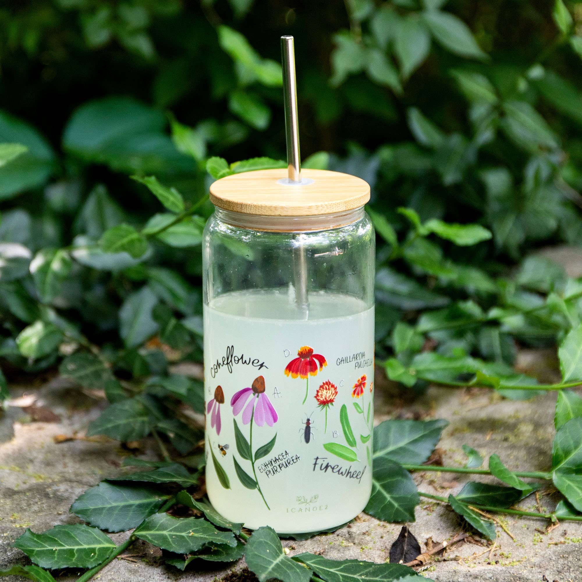 LIMITED EDITION:  The Not-A-Stanley Glass Can & Bouquet