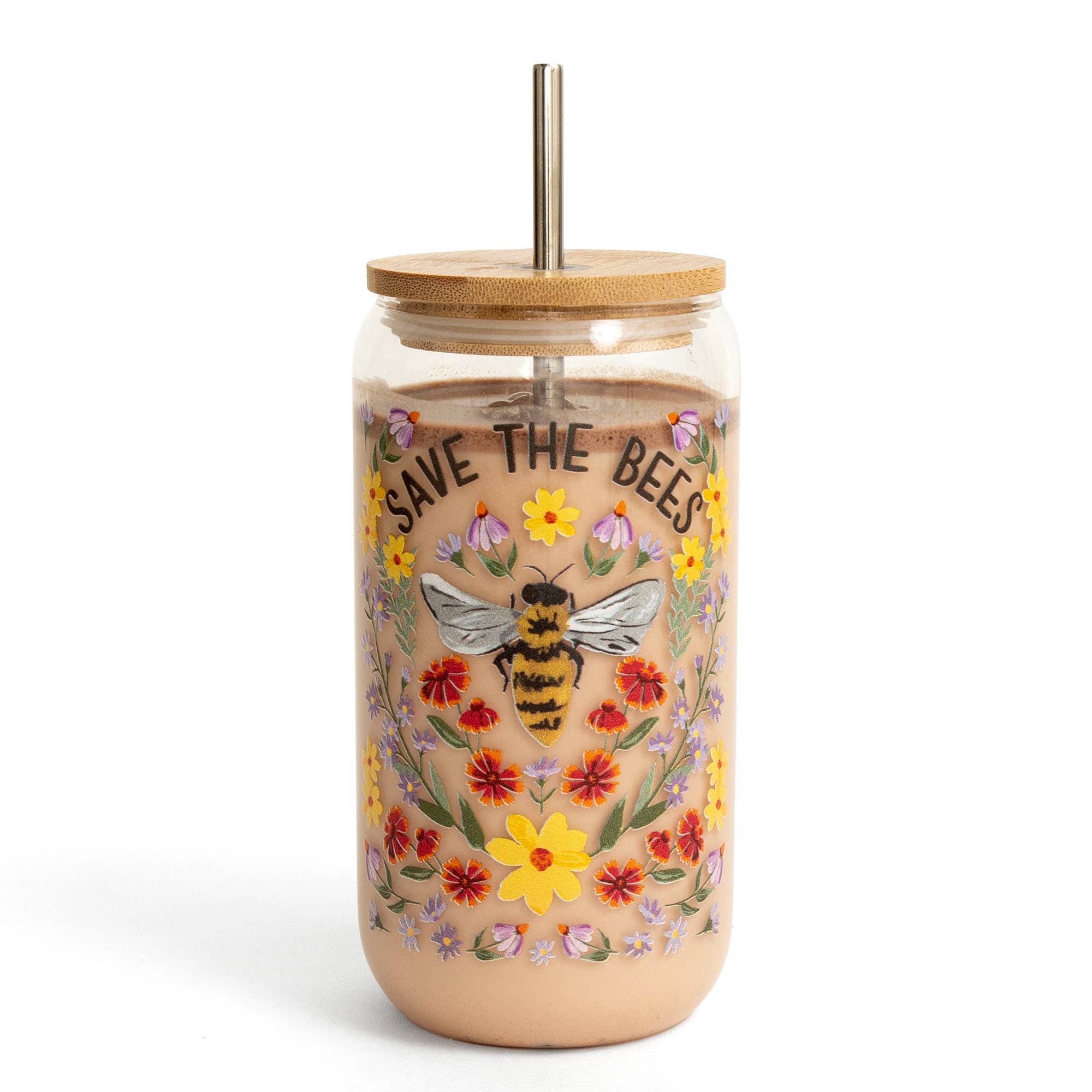 LIMITED EDITION:  The Not-A-Stanley Glass Can & Bouquet