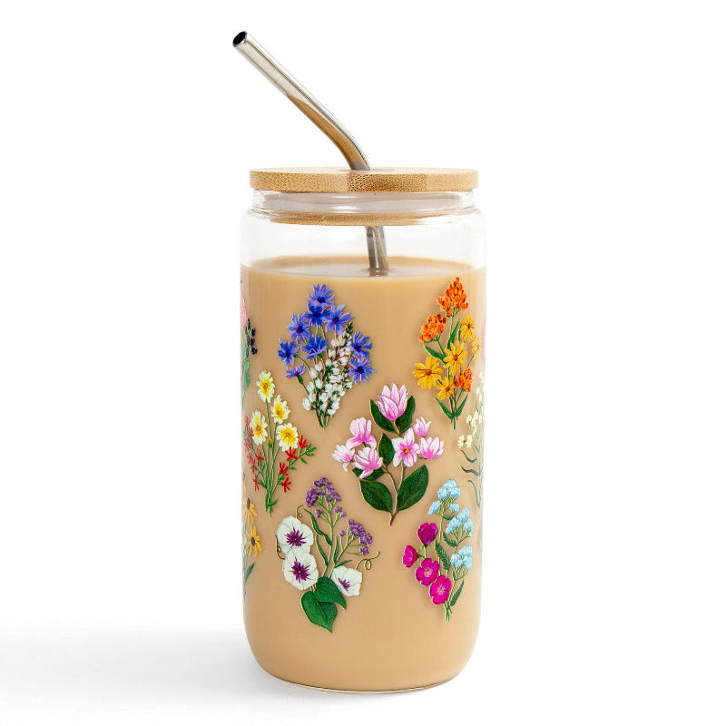 LIMITED EDITION:  The Not-A-Stanley Glass Can & Bouquet